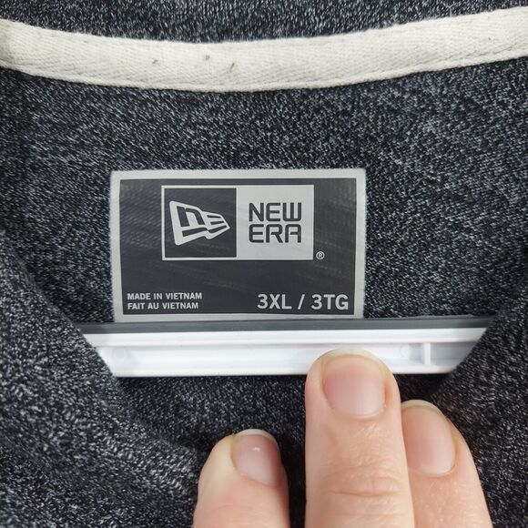 Clemson Tigers Polo Shirt Men's Heather Gray Short Sleeve New Era Size 3XL - Picture 4 of 8